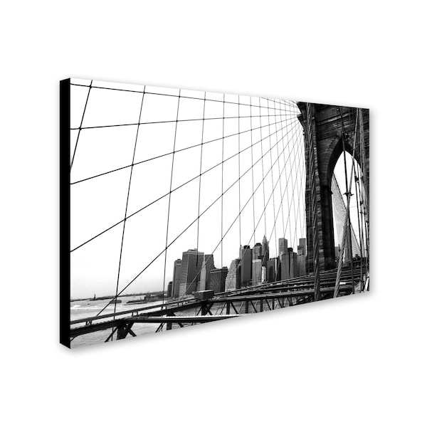 CATeyes 'Brooklyn Bridge 4' Canvas Art,16x24